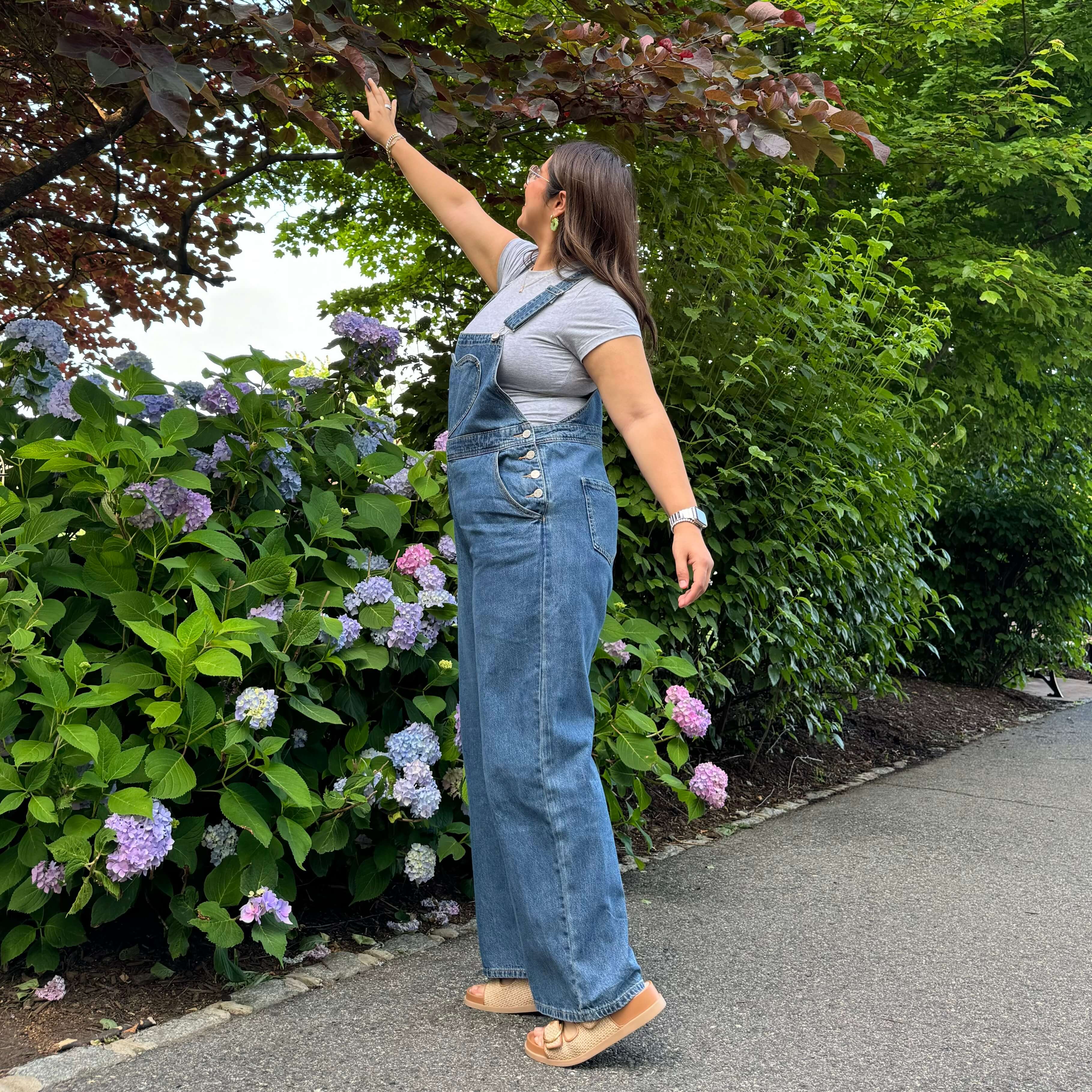 29" Inseam Overall Jeans - Medium Wash