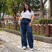 29" Inseam Jeans - Medium Wash with Bees