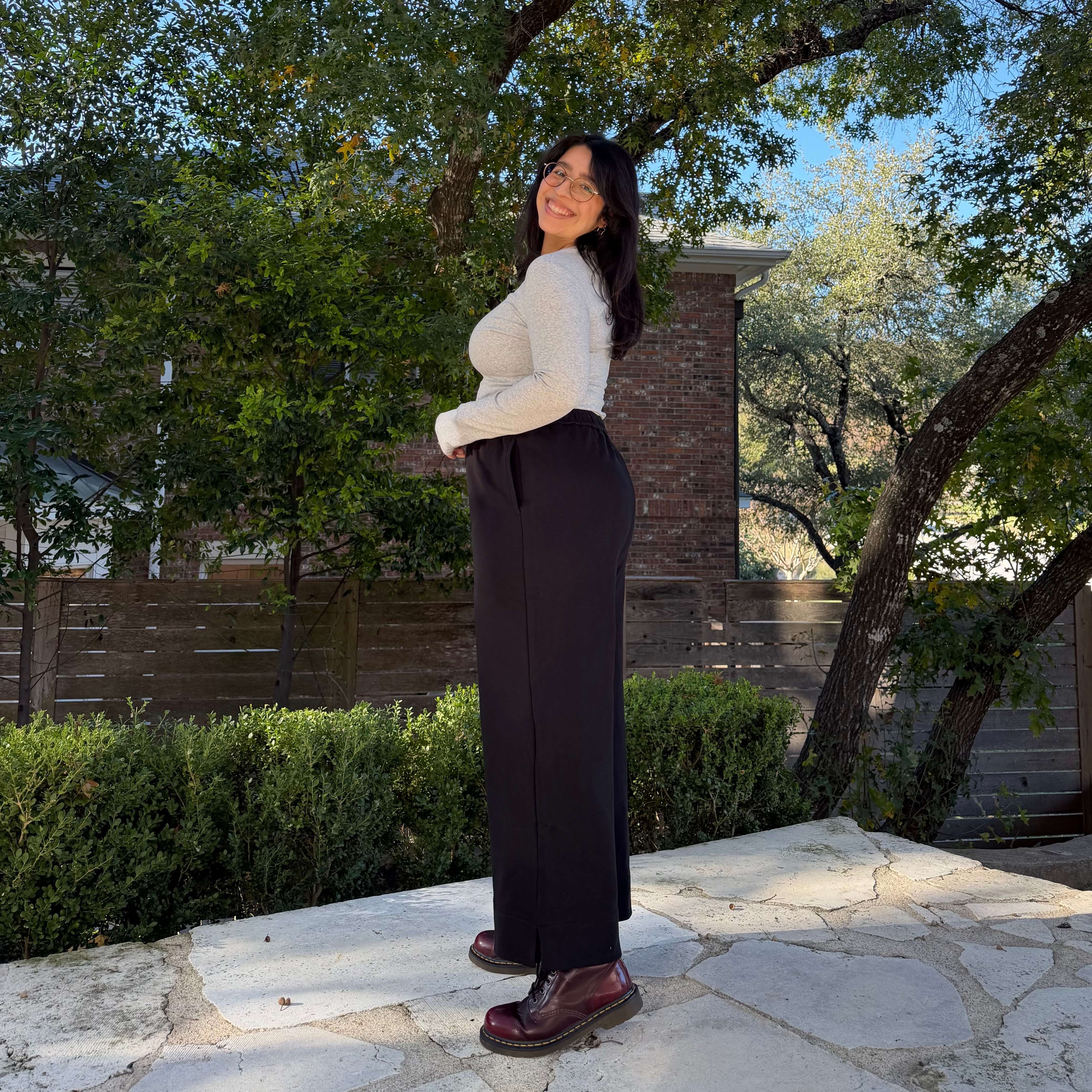 26" Inseam Picnic Sweatpants - Black *Clearance Sale*