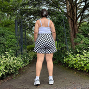 Uptown Girl Shorts - Checker Black *Clearance Sale*