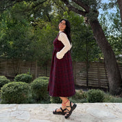 Cambridge Dress - Burgundy Plaid