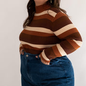 Turtleneck Sweater - Chocolate Mousse