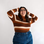 Turtleneck Sweater - Chocolate Mousse